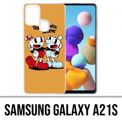 Samsung Galaxy A21s Case - Cuphead