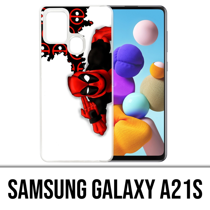 Custodia per Samsung Galaxy A21s - Deadpool Bang