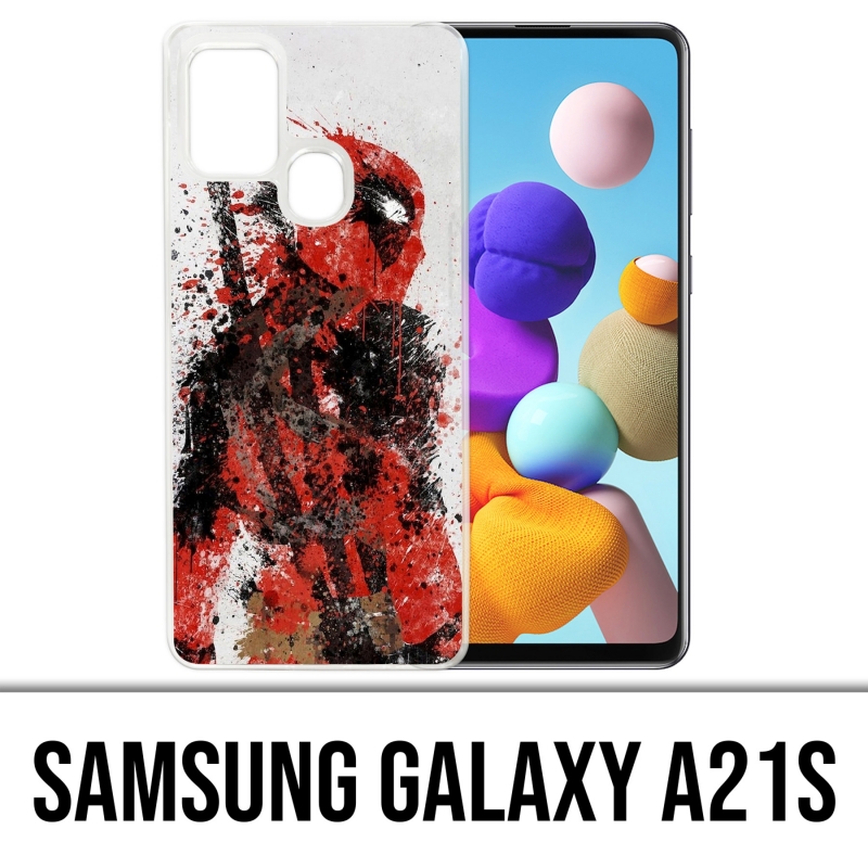 Coque Samsung Galaxy A21s - Deadpool Paintart