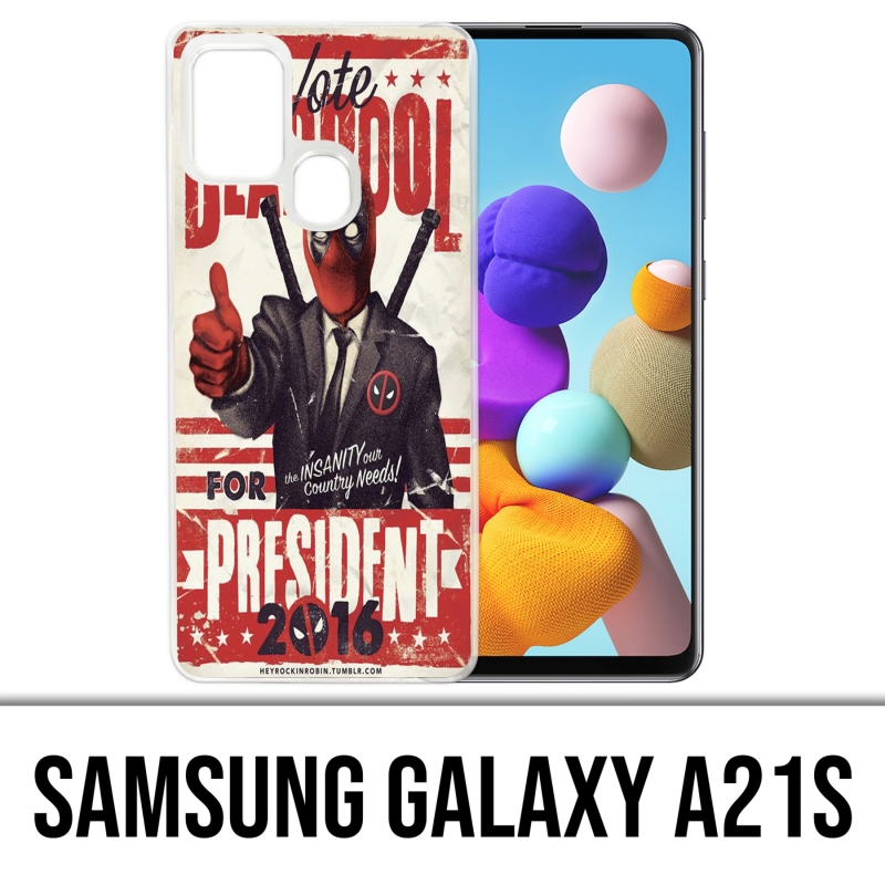 Coque Samsung Galaxy A21s - Deadpool Président