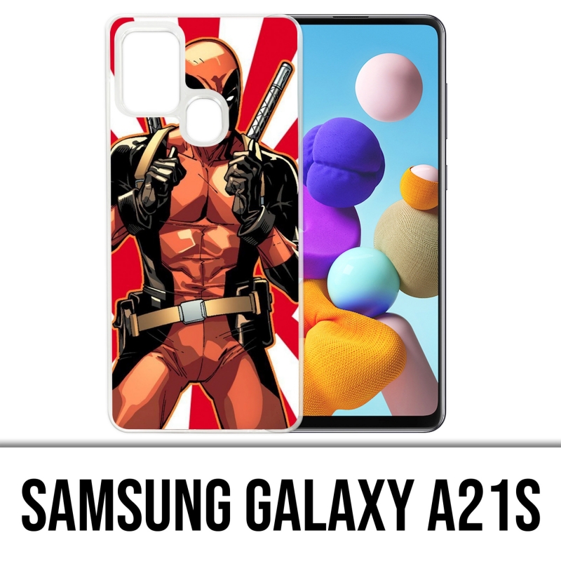 Coque Samsung Galaxy A21s - Deadpool Redsun