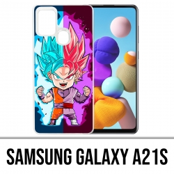 Samsung Galaxy A21s Case - Dragon Ball Black Goku Cartoon