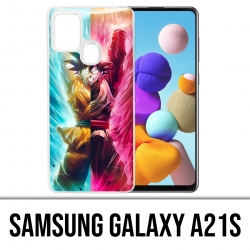 Custodia per Samsung Galaxy A21s - Dragon Ball Black Goku