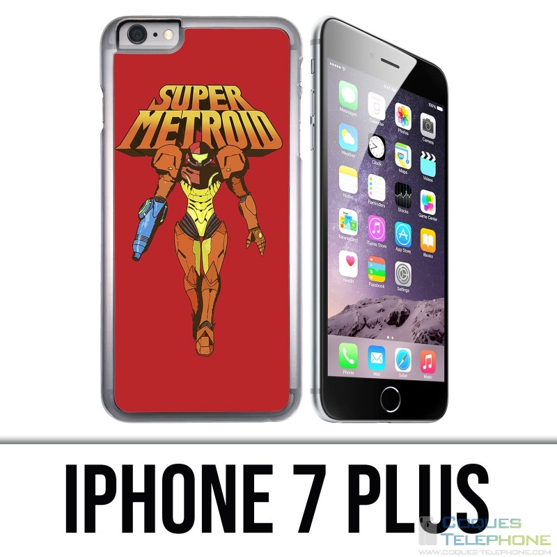 Coque iPhone 7 PLUS - Super Metroid Vintage