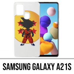 Custodia per Samsung Galaxy A21s - Dragon Ball Goku Crystal Ball