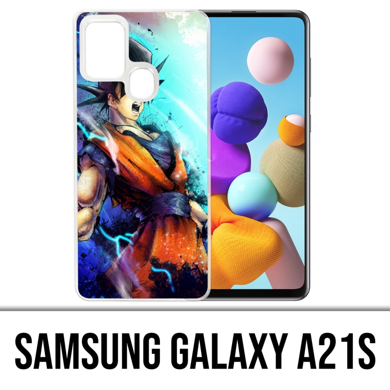 Coque Samsung Galaxy A21s - Dragon Ball Goku Couleur