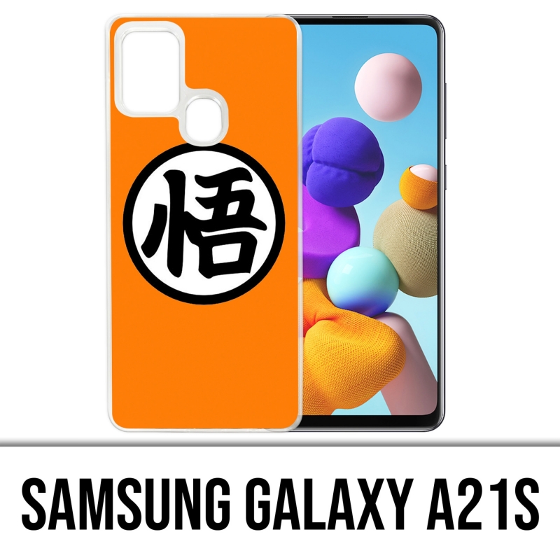 Custodia per Samsung Galaxy A21s - Logo Dragon Ball Goku