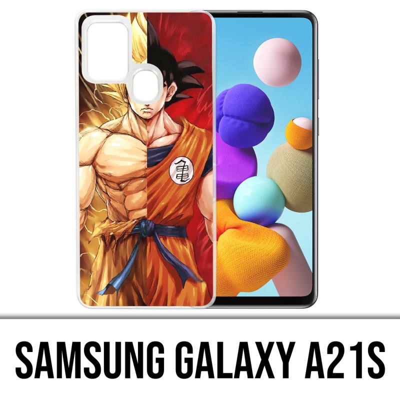 Custodia per Samsung Galaxy A21s - Dragon Ball Goku Super Saiyan