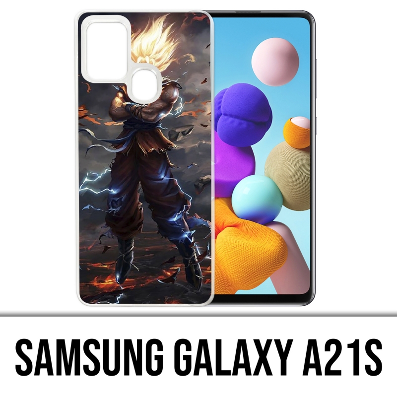 Custodia per Samsung Galaxy A21s - Dragon Ball Super Saiyan