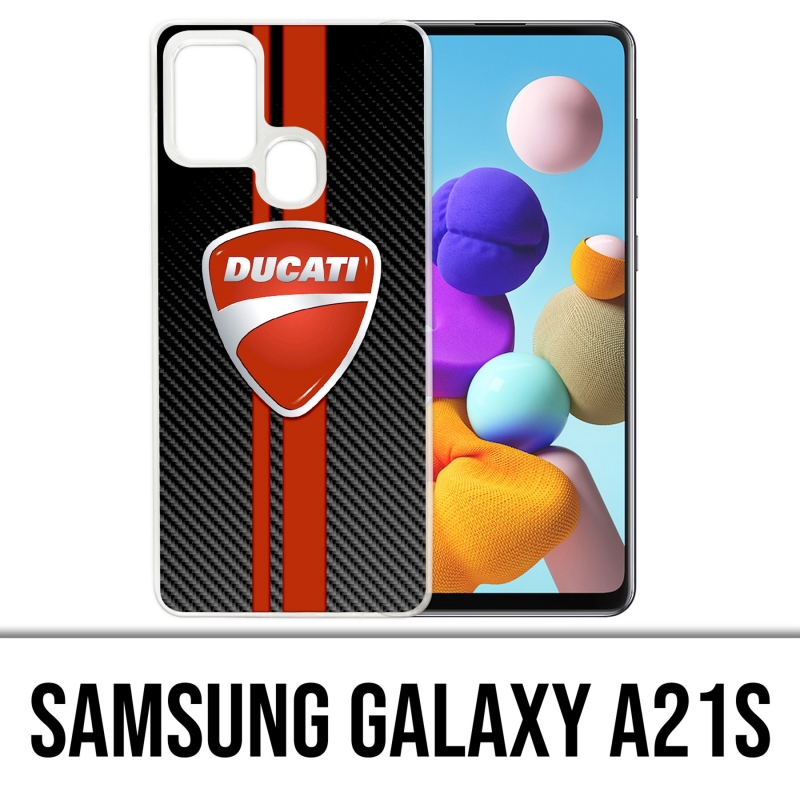 Samsung Galaxy A21s Case - Ducati Carbon