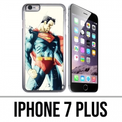 IPhone 7 Plus Hülle - Superman Paintart
