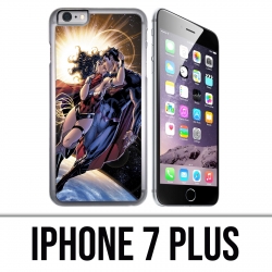 Coque iPhone 7 PLUS - Superman Wonderwoman