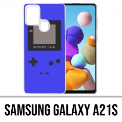 Funda Samsung Galaxy A21s - Game Boy Color Azul