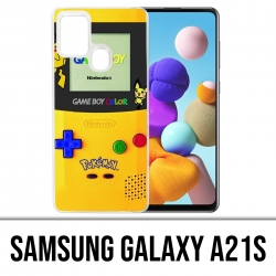 Coque Samsung Galaxy A21s - Game Boy Color Pikachu Jaune Pokémon