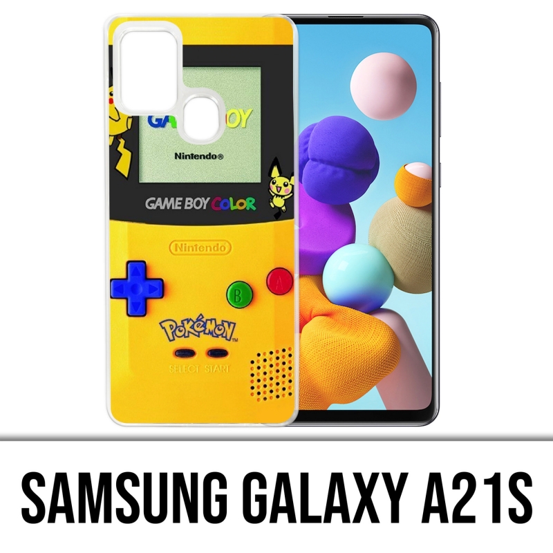 Samsung Galaxy A21s Case - Game Boy Farbe Pikachu Pokémon Gelb