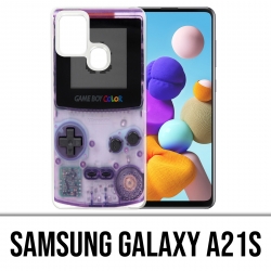 Samsung Galaxy A21s Case - Game Boy Farbe Lila