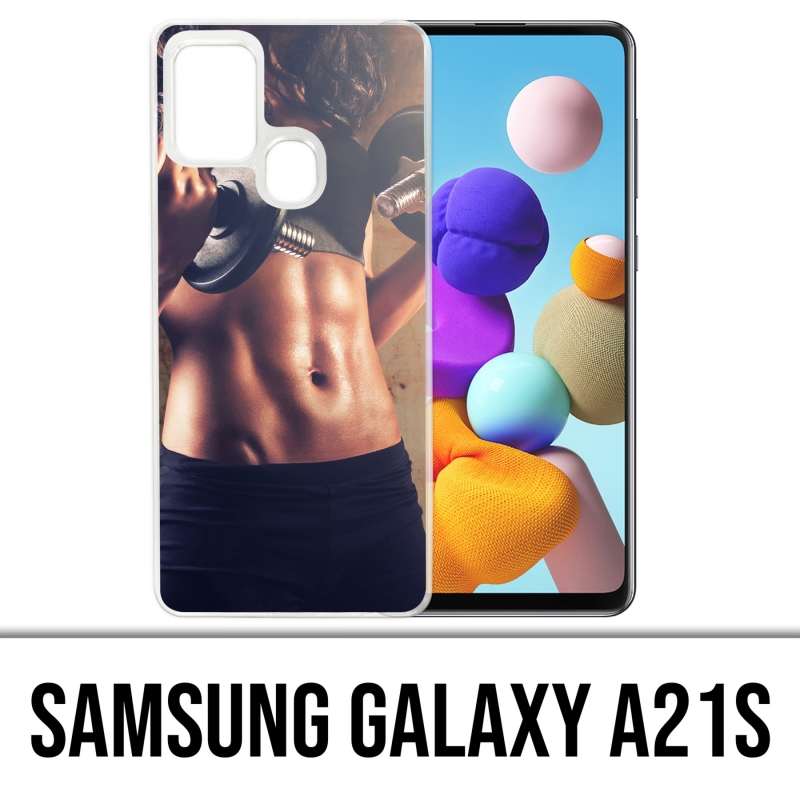 Coque Samsung Galaxy A21s - Girl Musculation