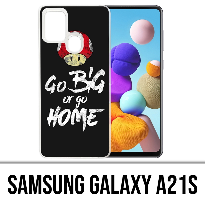 Coque Samsung Galaxy A21s - Go Big Or Go Home Musculation