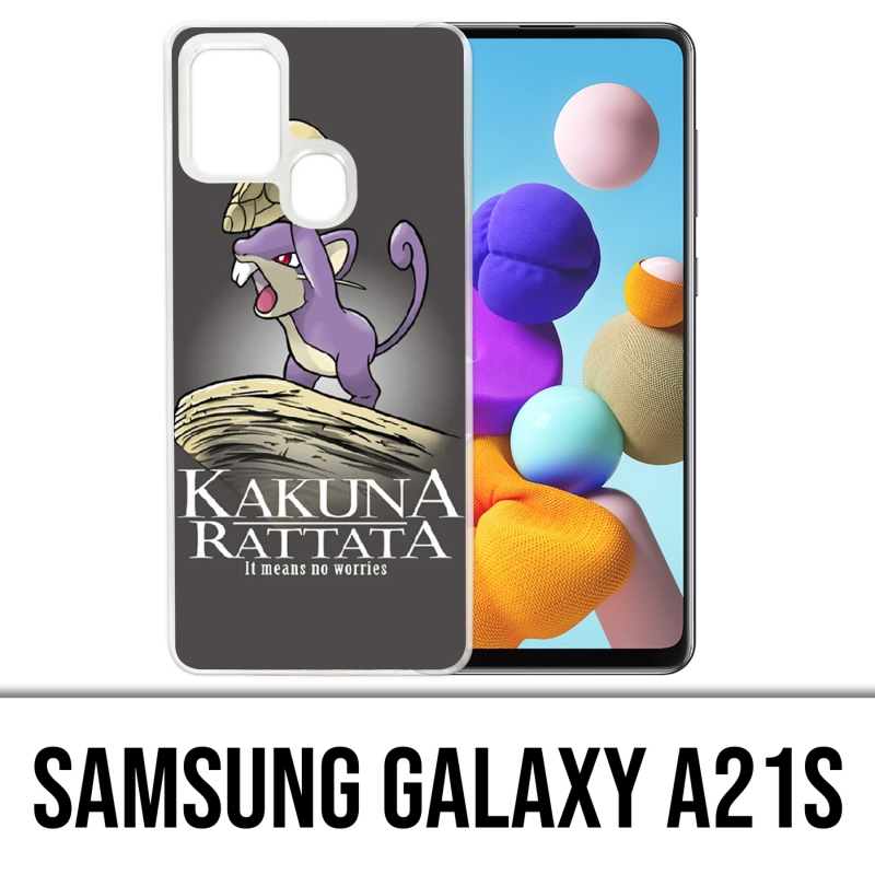Coque Samsung Galaxy A21s - Hakuna Rattata Pokémon Roi Lion