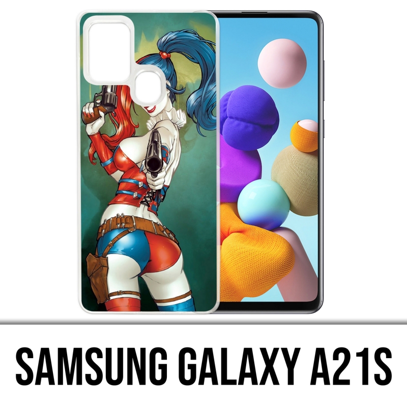 Funda Samsung Galaxy A21s - Harley Quinn Comics