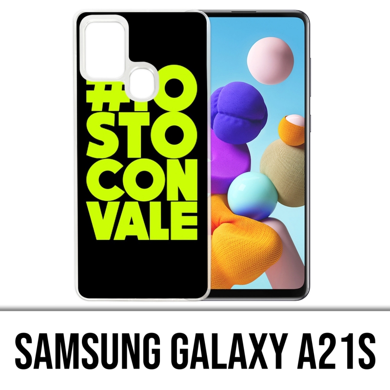 Custodia per Samsung Galaxy A21s - Io Sto Con Vale Motogp Valentino Rossi