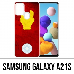 Custodia per Samsung Galaxy A21s - Iron Man Art Design