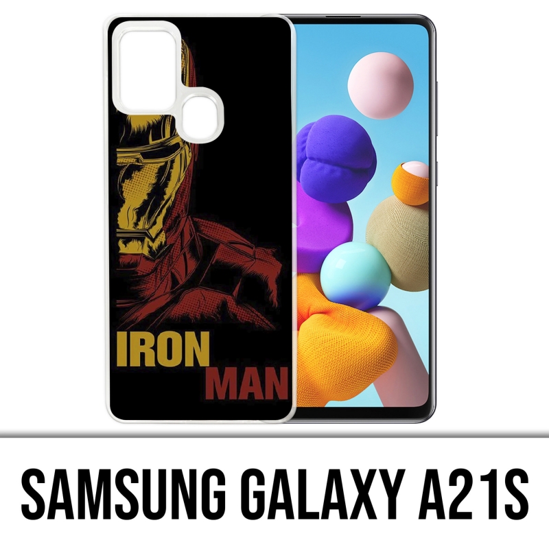 Funda Samsung Galaxy A21s - Cómics de Iron Man