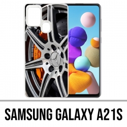 Custodia per Samsung Galaxy A21s - Cerchio Mercedes Amg