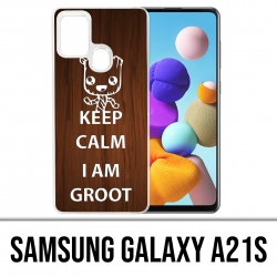 Funda Samsung Galaxy A21s - Keep Calm Groot