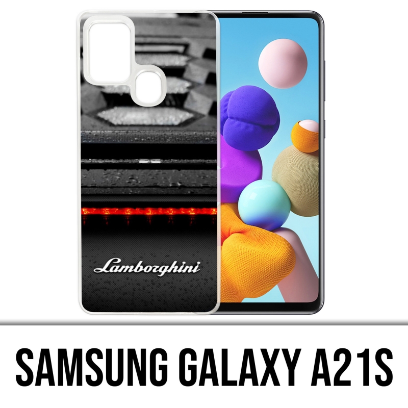 Custodia per Samsung Galaxy A21s - Emblema Lamborghini