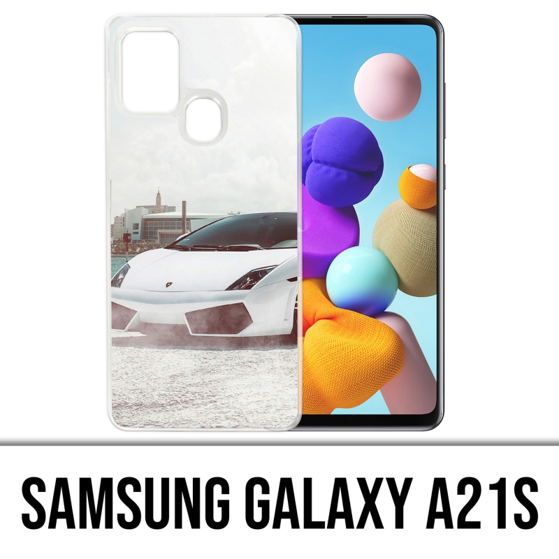 Coque Samsung Galaxy A21s - Lamborghini Voiture