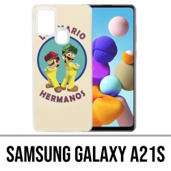 Samsung Galaxy A21s Case - Los Mario Hermanos