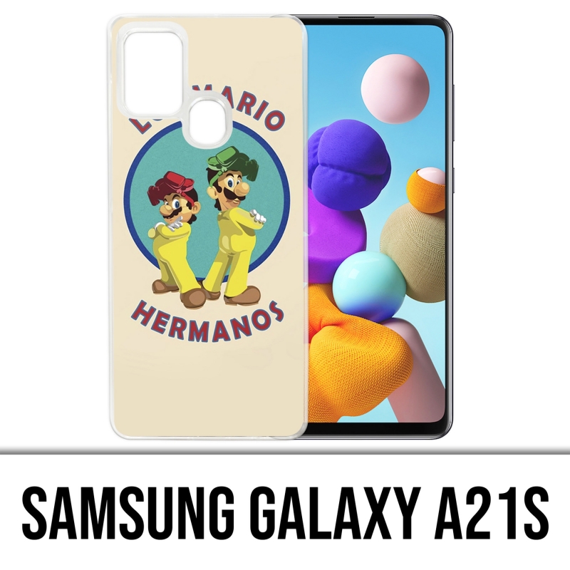 Custodia Samsung Galaxy A21s - Los Mario Hermanos