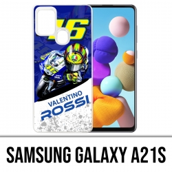 Coque Samsung Galaxy A21s - Motogp Rossi Cartoon