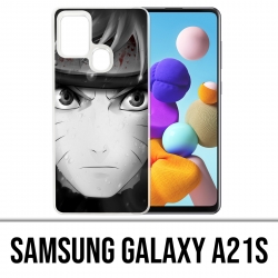 Samsung Galaxy A21s Case - Naruto Schwarz und Weiß