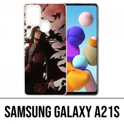 Coque Samsung Galaxy A21s - Naruto-Itachi-Corbeaux
