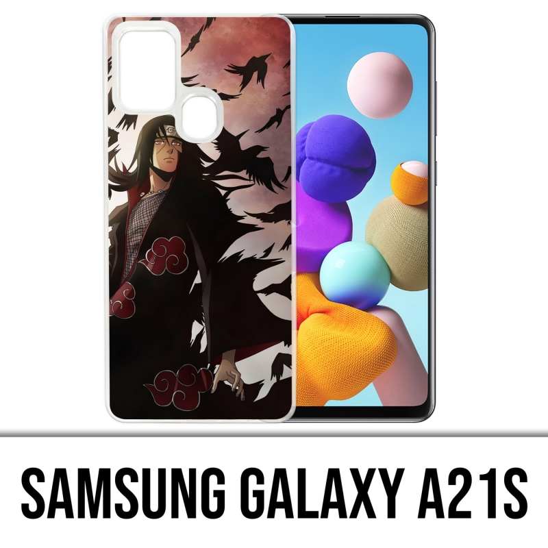 Custodia per Samsung Galaxy A21s - Naruto-Itachi-Ravens