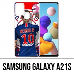 Custodia per Samsung Galaxy A21s - Neymar Psg Cartoon