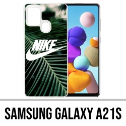 Custodia per Samsung Galaxy A21s - Nike Logo Palm Tree