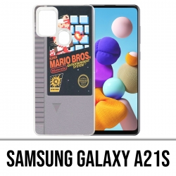 Custodia per Samsung Galaxy A21s - Cartuccia Nintendo Nes Mario Bros