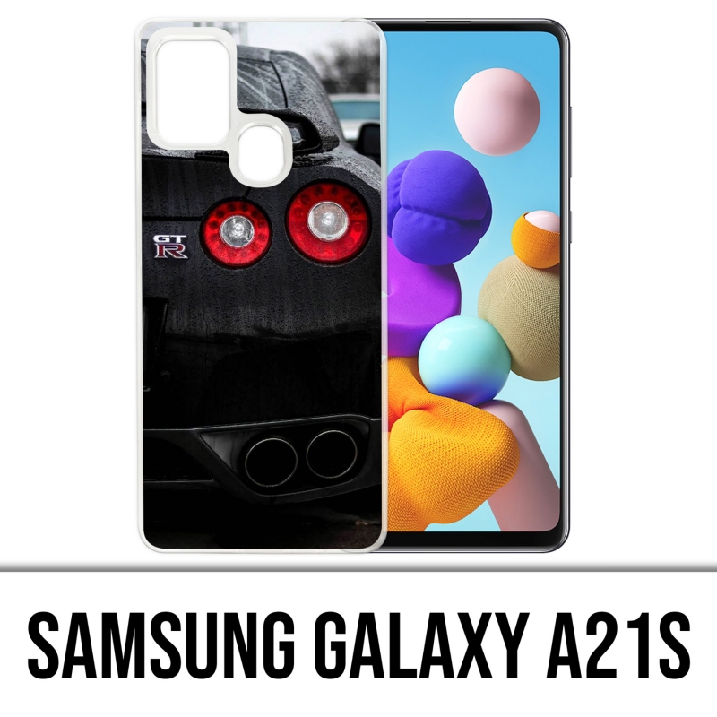 Custodia per Samsung Galaxy A21s - Nissan Gtr nera