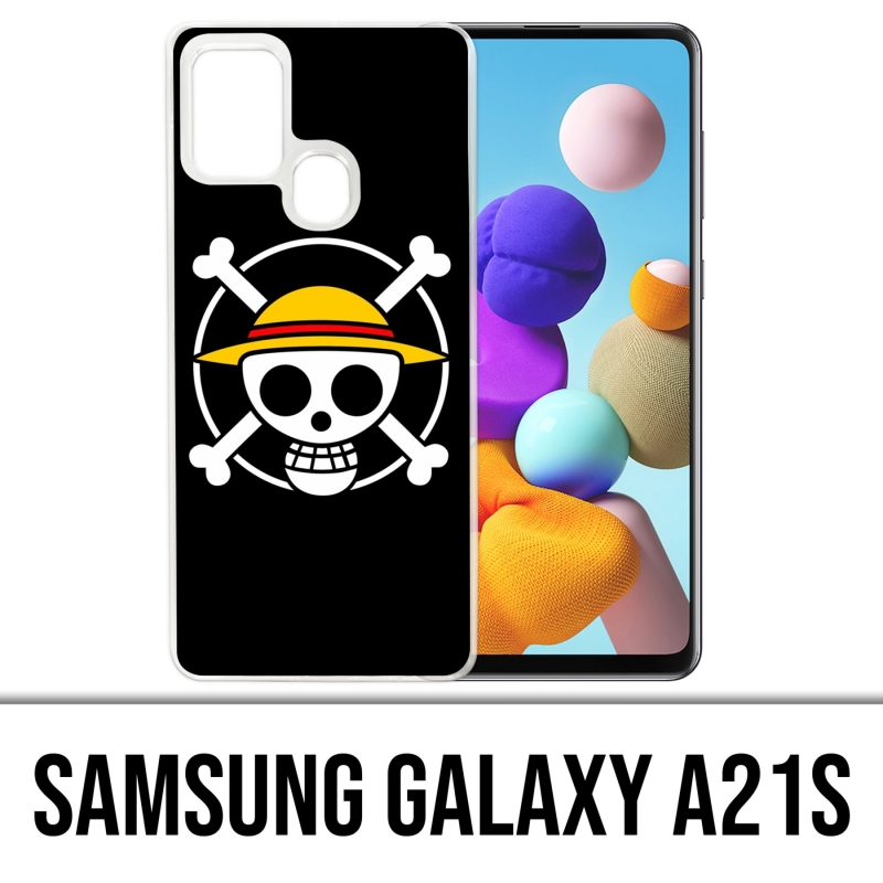 Funda Samsung Galaxy A21s - Logotipo de One Piece