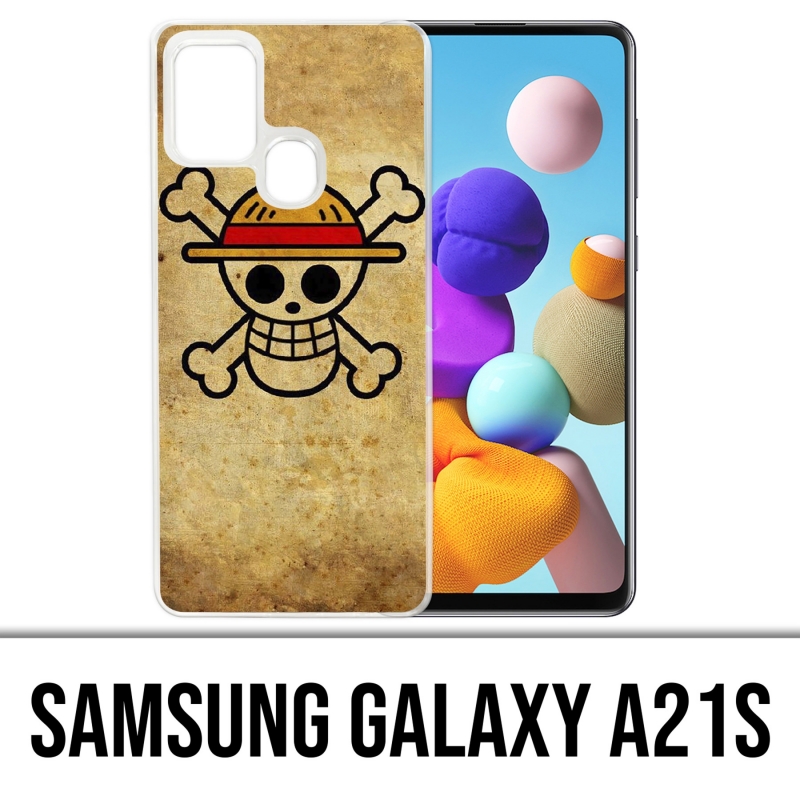 Custodia per Samsung Galaxy A21s - One Piece Vintage Logo