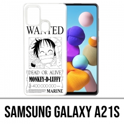 Samsung Galaxy A21s Case - One Piece Wanted Ruffy