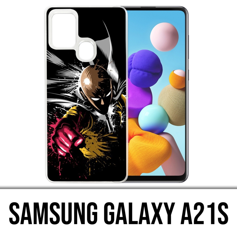 Coque Samsung Galaxy A21s - One-Punch-Man-Splash