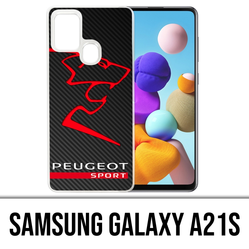 Custodia per Samsung Galaxy A21s - Logo Peugeot Sport