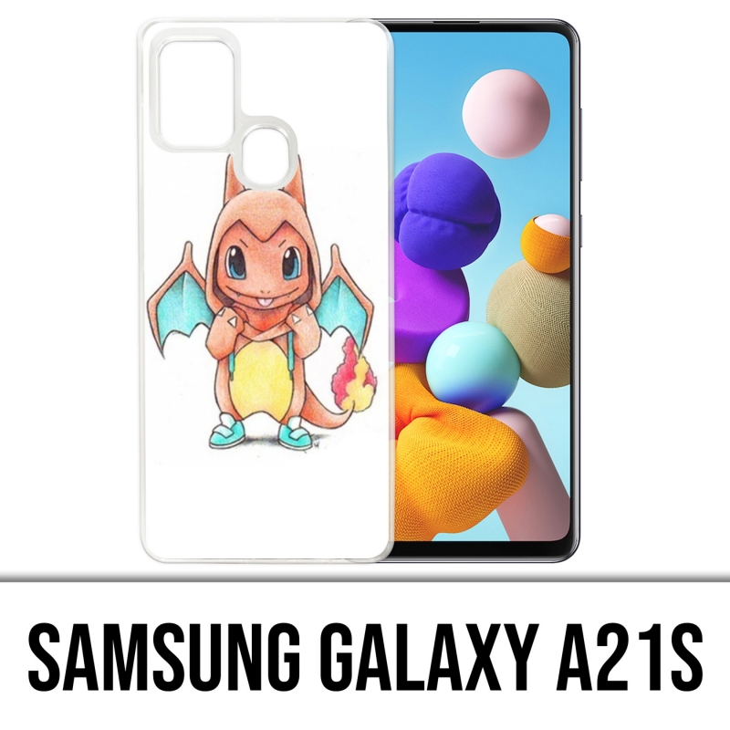 Funda Samsung Galaxy A21s - Pokemon Baby Salameche