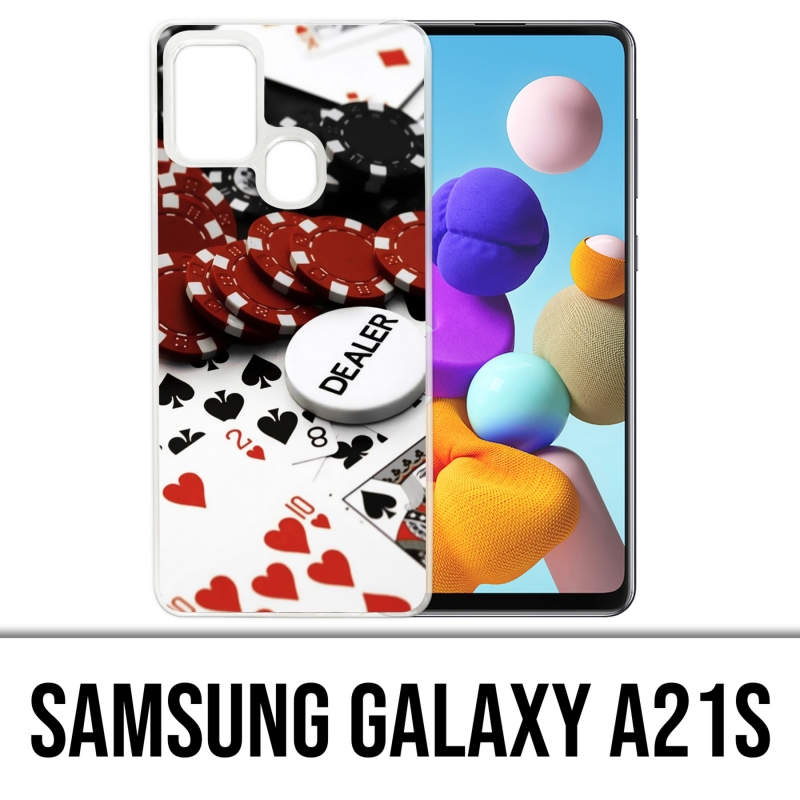 Coque Samsung Galaxy A21s - Poker Dealer