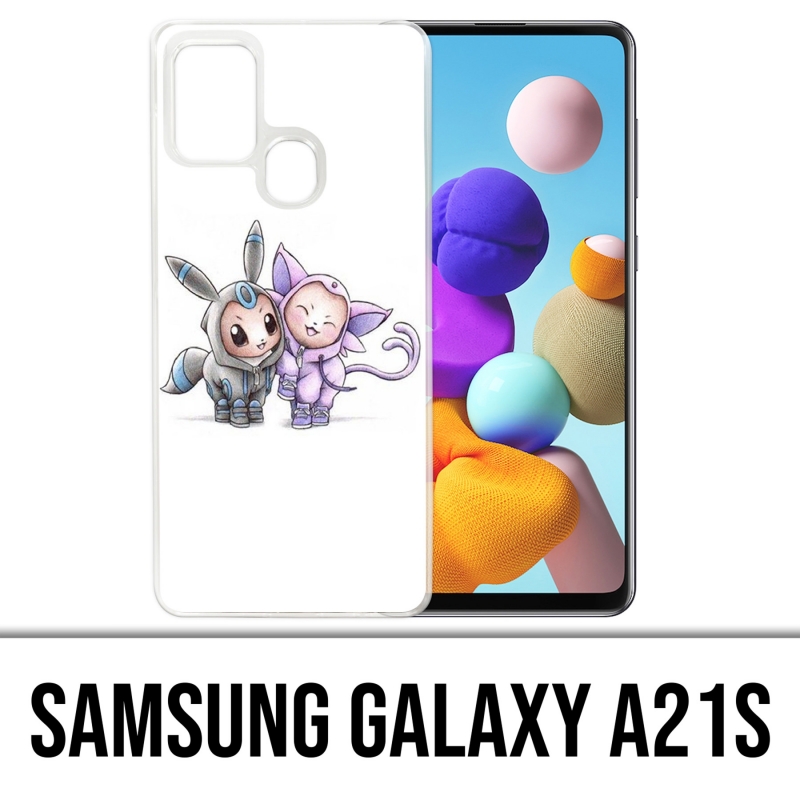 Custodia per Samsung Galaxy A21s - Pokémon Baby Mental Noctali