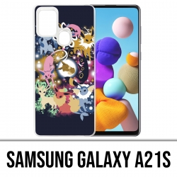Funda Samsung Galaxy A21s - Pokémon Eevee Evolutions